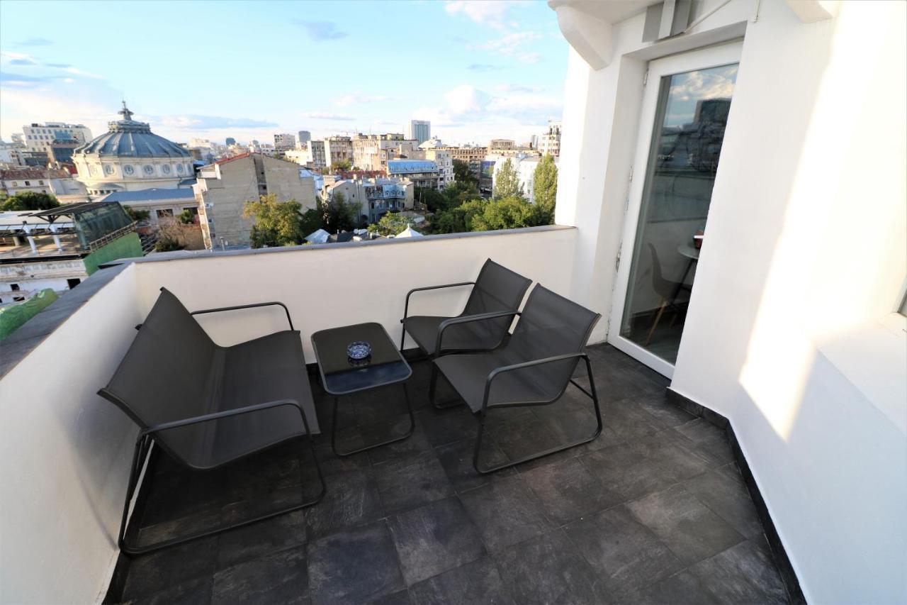 Athenee Palace Apartment - Panoramic View Terrace & Balcony - Free Minibar Βουκουρέστι Εξωτερικό φωτογραφία